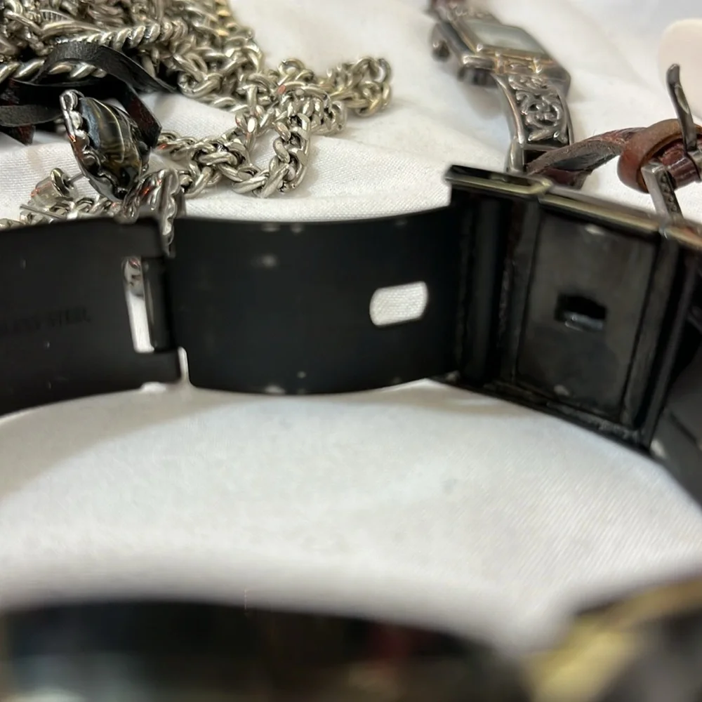 Mens Fossil Black Dial Stainless Watch - Picture 6 of 6